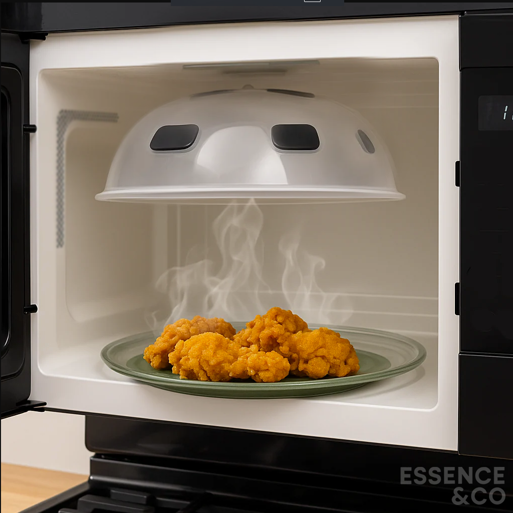 HoverLid™ - The Floating Microwave Lid