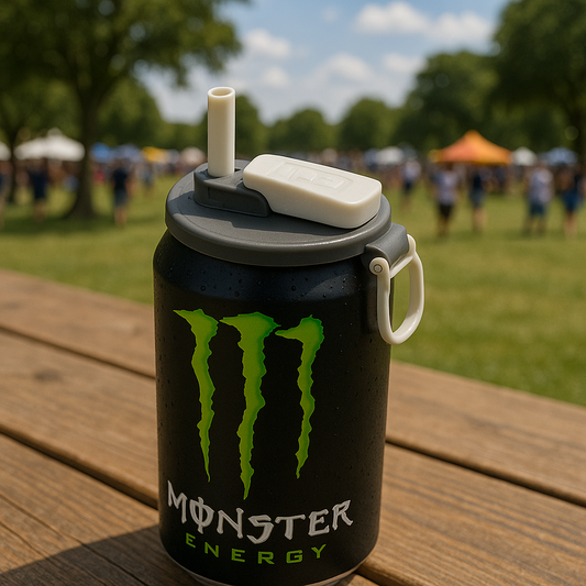 SipSeal™ Spill-Proof Eco-Friendly Can Lid with Straw